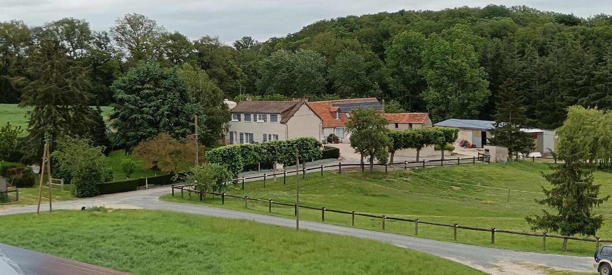 Отель La Ferme Des Bigornes Chatillon-sur-Indre Экстерьер фото